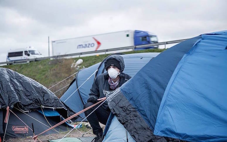 En images : dans l'objectif des habitants de la "jungle" de Calais