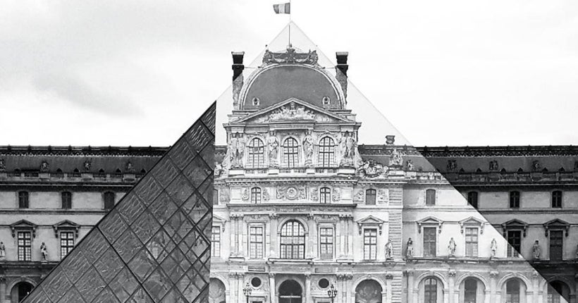 En images : le photographe JR fait disparaître la pyramide du Louvre
