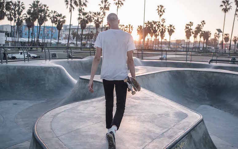 En images : l'étrange atmosphère du skatepark de Venice Beach au petit jour
