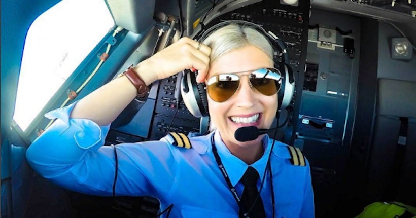 Le quotidien d'une jeune pilote d'avion raconté sur Instagram