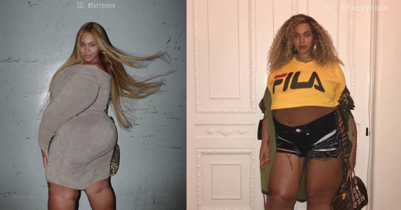 Fattyonce, le compte Instagram qui ajoute des formes à Beyoncé