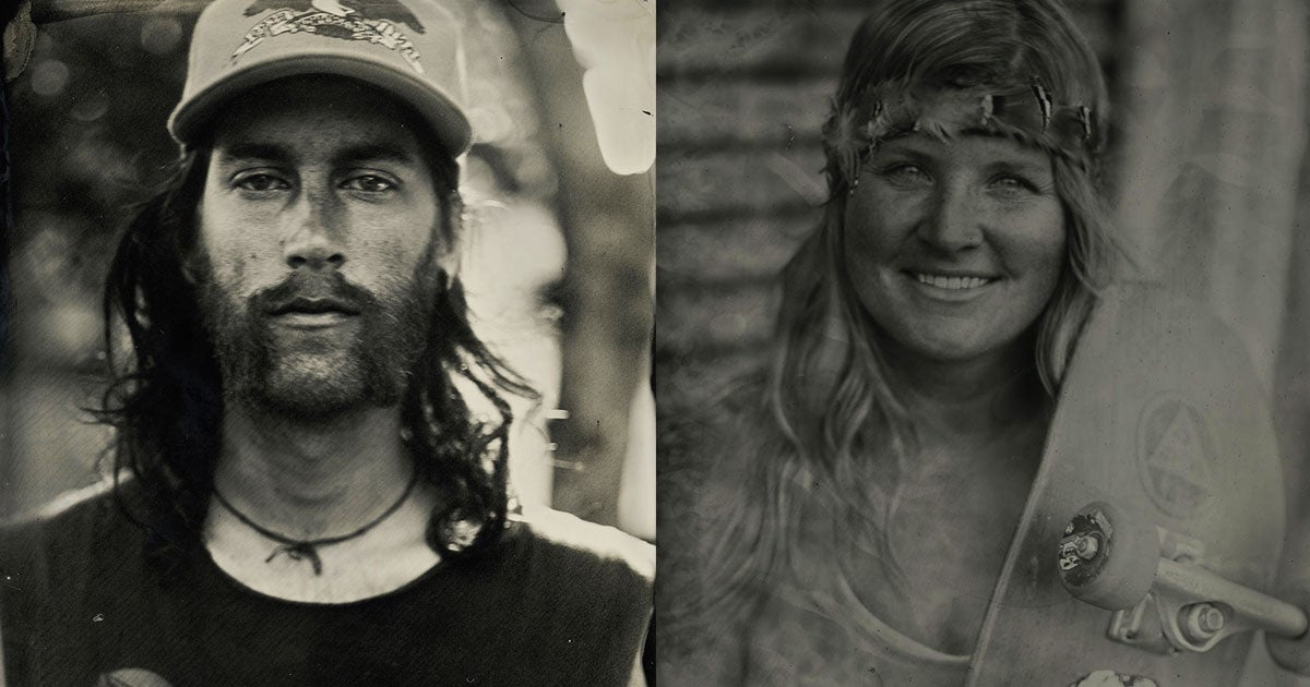 Les portraits ferrotypes hors du temps de skaters de la West Coast