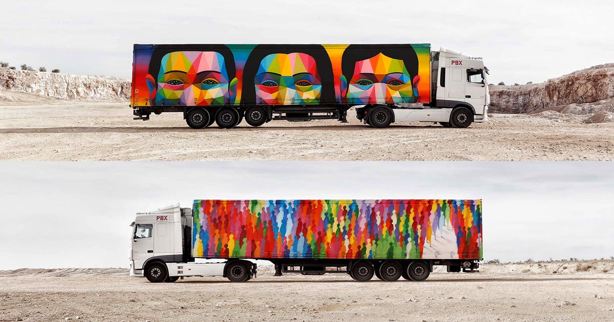 Grâce au Truck Art Project, l’art prend la route sur des camions