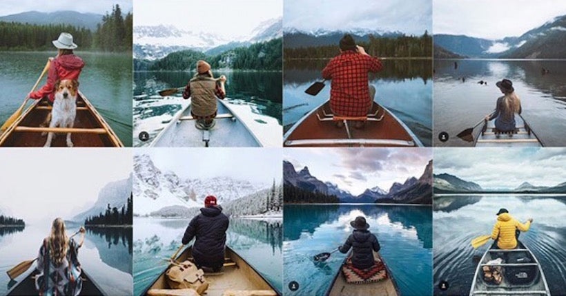 Ce compte compile les photos standardisées d'Instagram dans des mosaïques