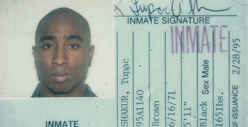 La carte d'identité de prisonnier de 2Pac va être vendue aux enchères