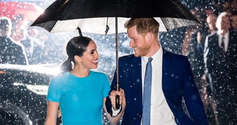 L'histoire derrière la photo féerique de Meghan Markle et du prince Harry sous la pluie