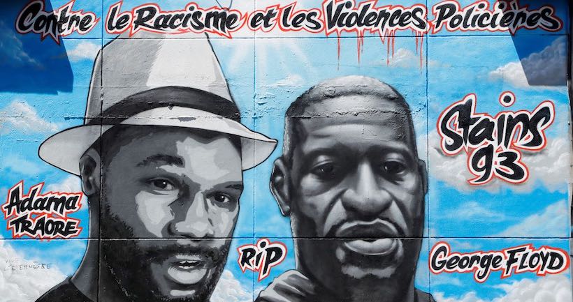 La fresque contre les violences policières à Stains "choque" Castaner