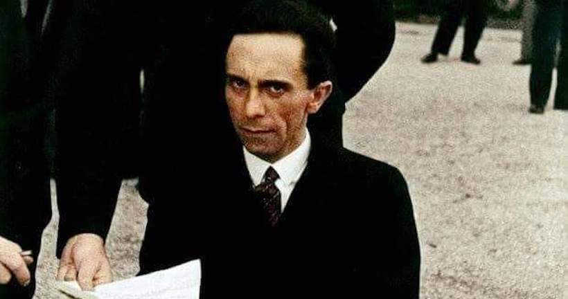 L’histoire derrière la photo du regard haineux de Joseph Goebbels, ministre d'Hitler