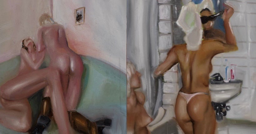 Des femmes peintes dans leur intimité la plus secrète par Atusa Jafari