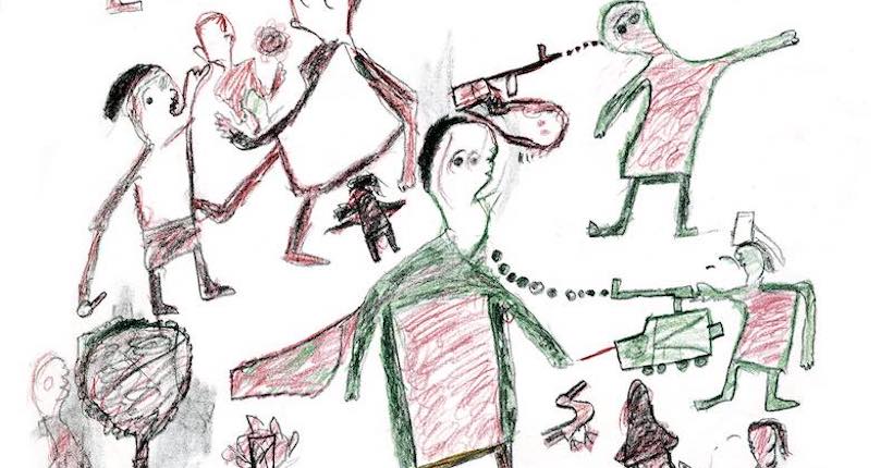150 dessins d’enfants qui exorcisent les horreurs de la guerre exposés au Mucem