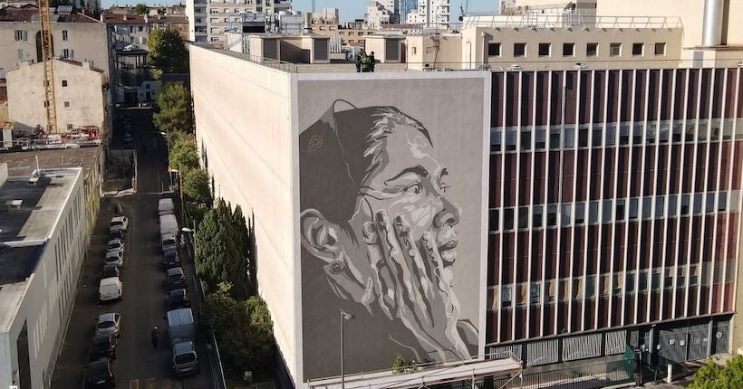 Street art : sur les murs de Marseille, la résistance ouïghoure se dessine