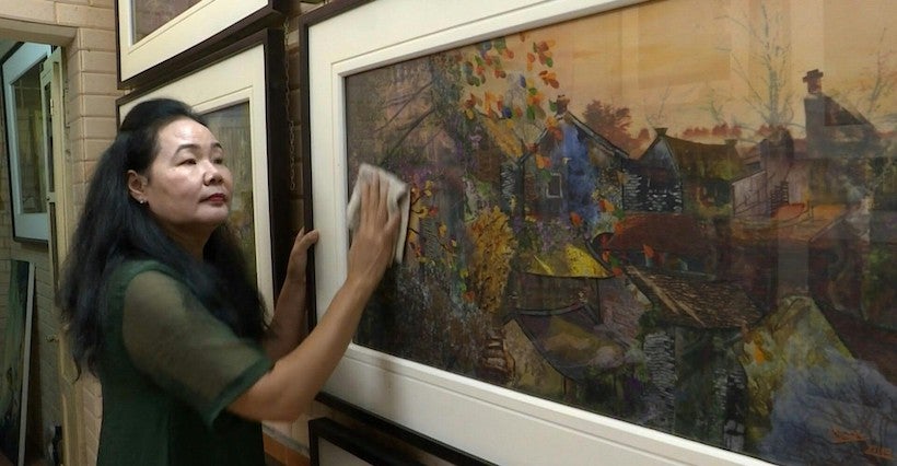 Tran Thanh Thuc, une artiste vietnamienne célèbre pour ses œuvres en morceaux de tissus