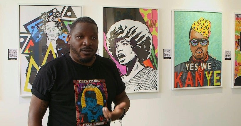 L’artiste Fred Ebami revisite le pop art à travers des œuvres engagées