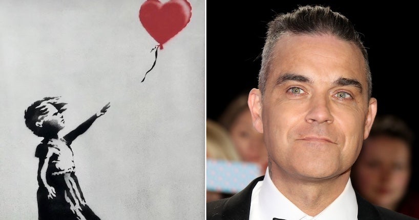 Robbie Williams a vendu deux œuvres de Banksy pour une somme pharaonique