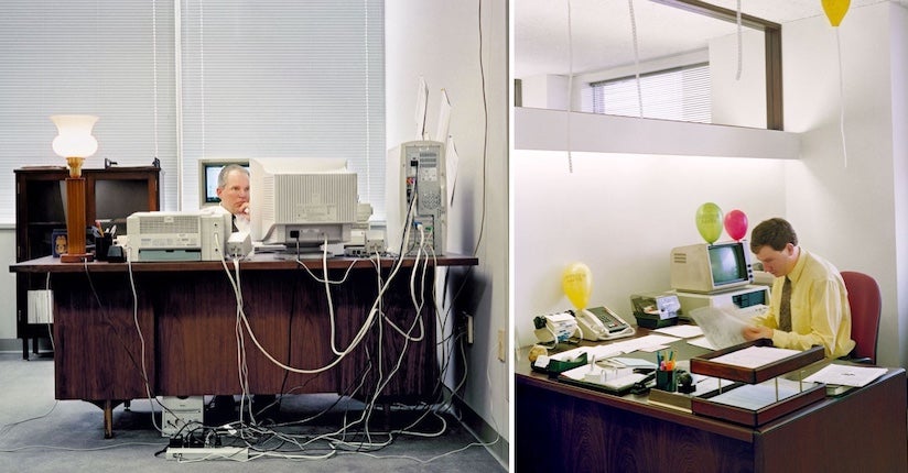 La vie de bureau racontée dans une série photo nostalgique