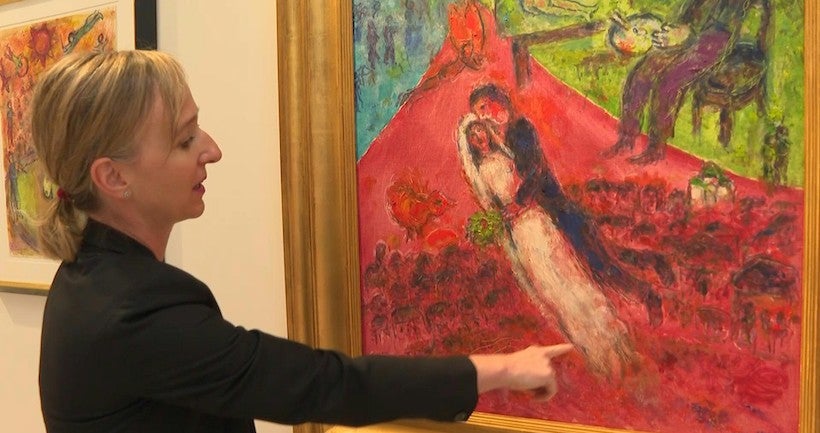 Présentées à Paris, des œuvres secrètes de Chagall en route pour les enchères